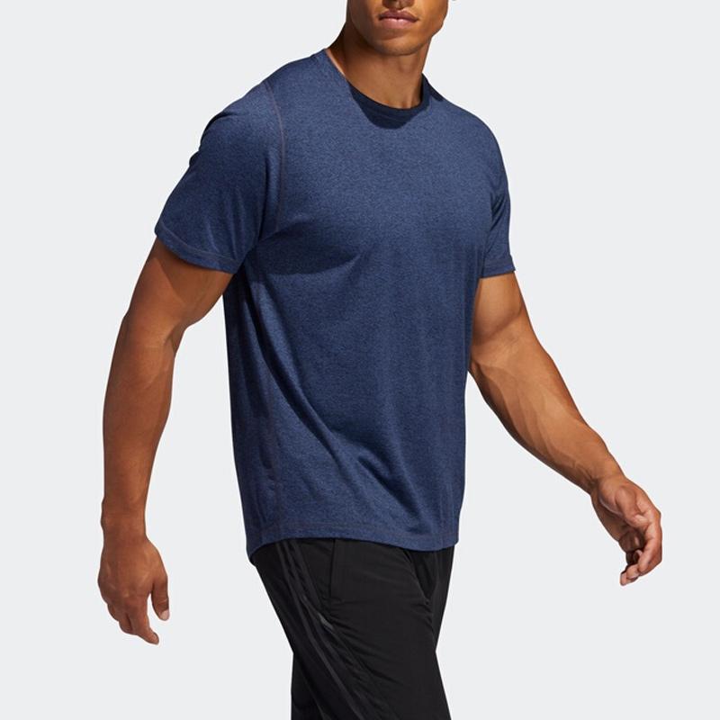 Adidas Fl_spr X Ul Hea Повседневная спортивная футболка с круглым вырезом Мужские топы Индиго FL4617