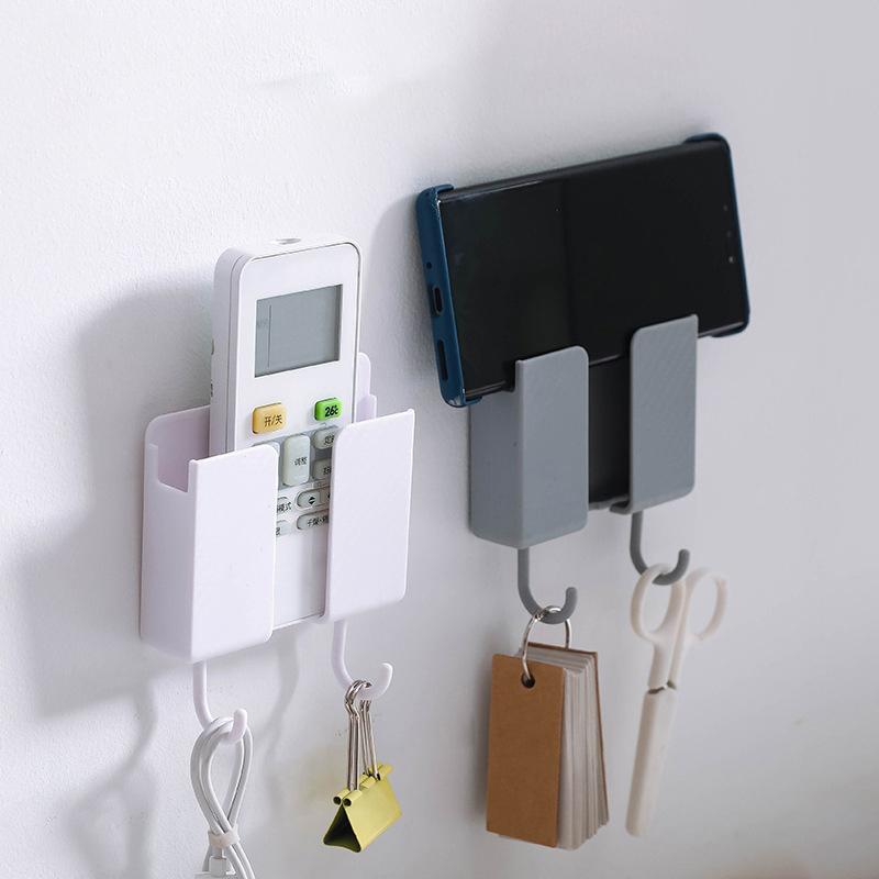 Универсальный держатель пульта дистанционного управления, кронштейн для зарядки телефона, кронштейн для пульта дистанционного управления кондиционера, настенная полка, подставка