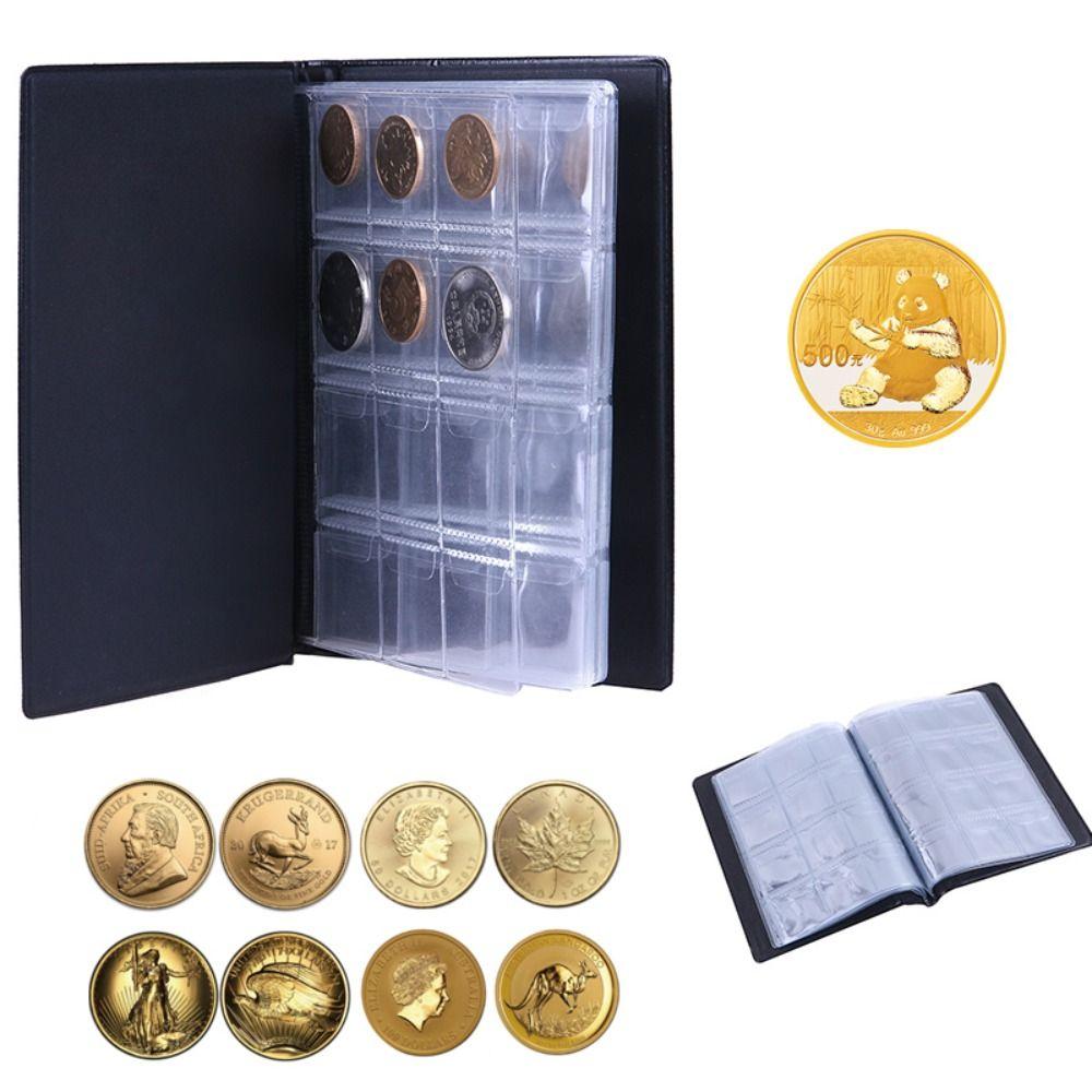 120 Pockets Money Book Commemorative Holders Coin Collection Book Coins Storage Album Coin Storage