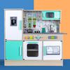 BABIBO Деревянная Имитация Большая Игрушечный Домик для Мальчиков и Девочек Дети Играют Современный Кухонный Набор Кухонные Игрушки Готовка