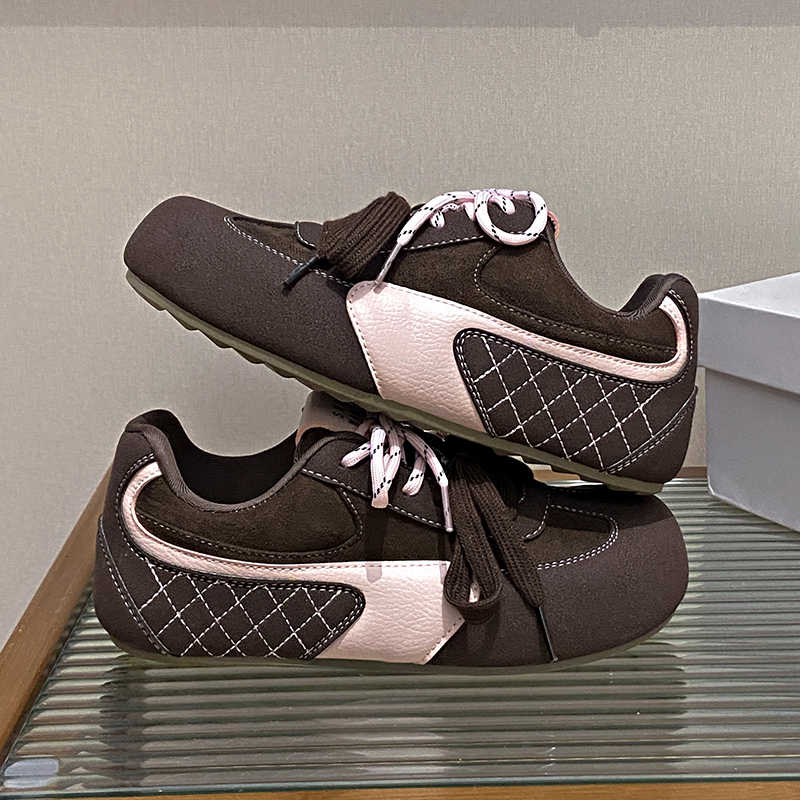 Туфли на толстом каблуке с плоской подошвой Женская обувь для бега Женские кроссовки 44 размер Черные туфли Спорт Депорте Низкие цены