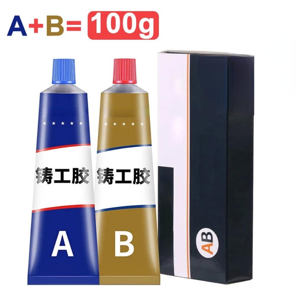 AB ремонтный клей для литья, устойчивый к высоким температурам жидкий металл, сварочный наполнитель, клей для ремонта металла для дефектов литья металла