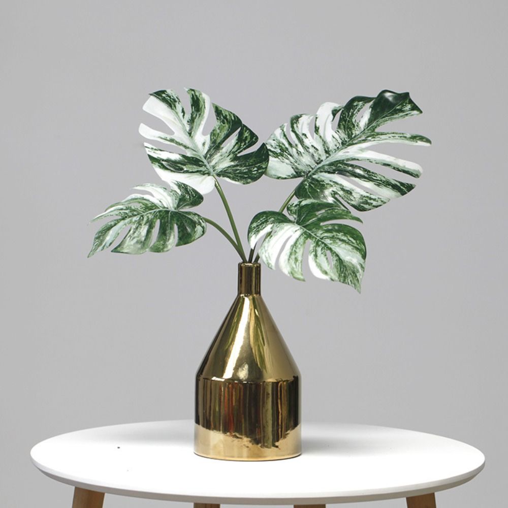 Fern Plant Artificial Tropical Palm Branches Tropical Plants Fake Palm Leaves Desktop Decoration