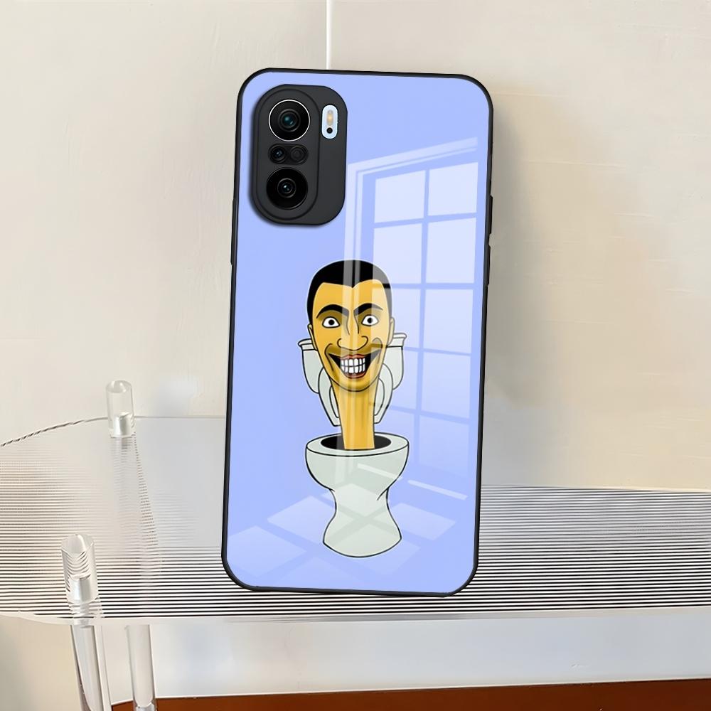 Чехол для телефона Skibidi Toilet для Redmi 13 12 13c 12c Note 13 Pro Plus 11 12 Pro 10 12s 11s Закаленное стекло Задняя крышка