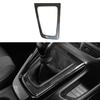 Carbon Fiber Color Steel Inner Gear Shift Panel Cover Trim Fit for Ford Focus MK3 2012 2013 2014 MT