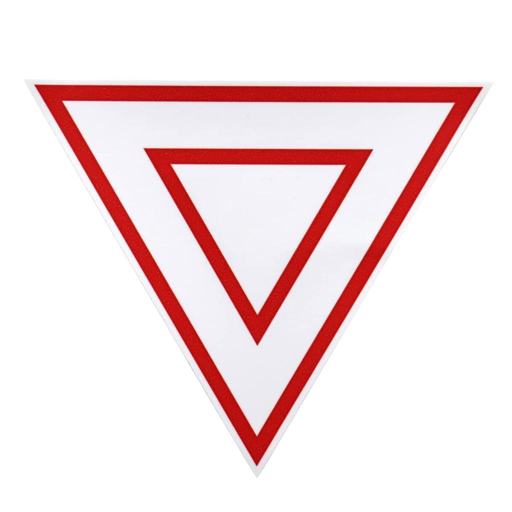 Pa-man Limited Sign Sticker Tractor for Road Driving, 5.9 X 5.1 Inches (150 X 130 Mm) (Triangle)