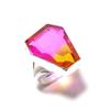 Bi-Color Tourmaline Gemstone 925 Sterling Silver Jewelry Ring Size 7 f2n44
