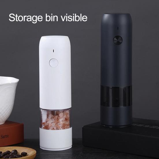 1 комплект 35 г электрическая мельница USB перезаряжаемая регулируемая грубость заправляемая электрическая мельница для соли и перца кухонный гаджет