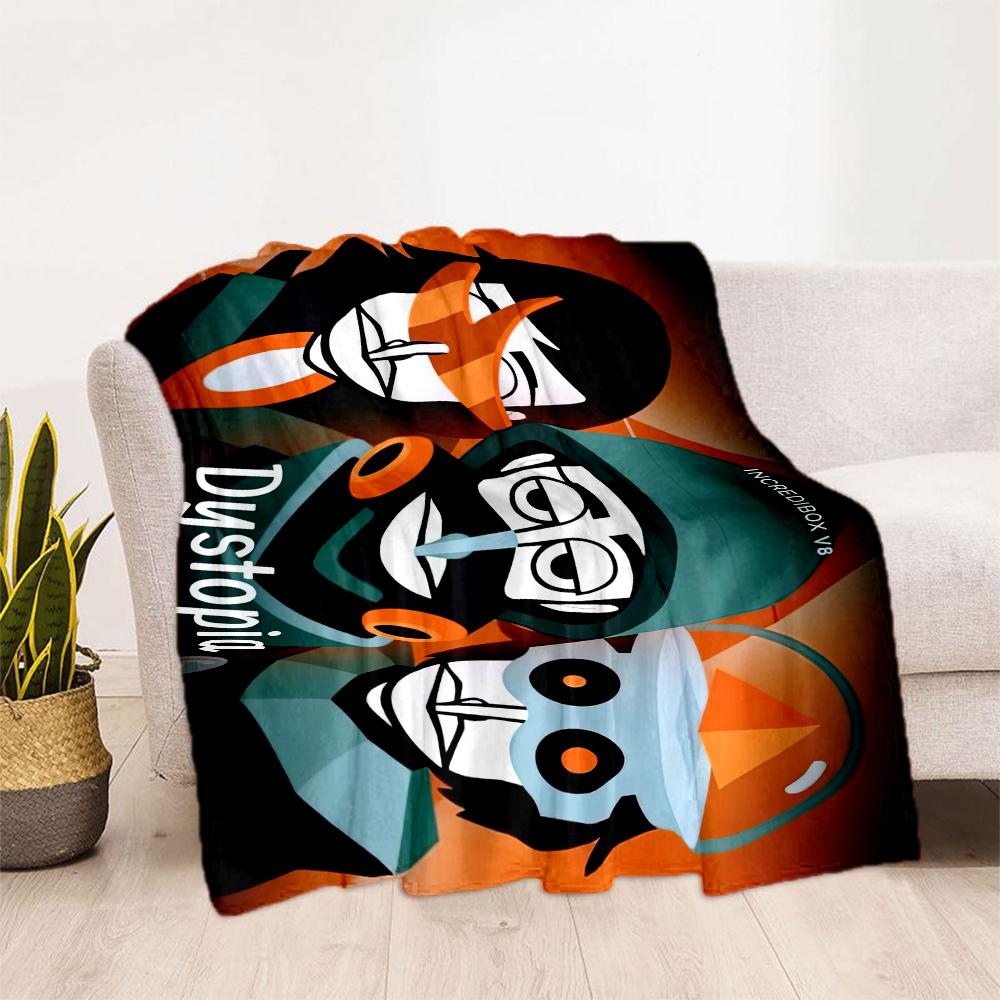 Incredibox Blanket Soft Warm Cozy Perfect for Office Chair Sofa Chair Four Seasons Universal Playful Design Ideal Gift For Birthday Valentine'S Day
