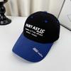 Fashion Hat Street Color Block Embroidered Baseball Cap for Women, FANTASTIC Letter Versatile Casual Baseball Cap, Face-Enhancing Small Sun Hat