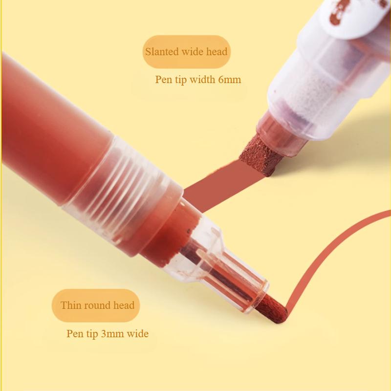 Pottery Tools Underglaze Color Marker Pen Color Saturated Waterproof Not Fading for Ceramic Painting 1150-1280℃