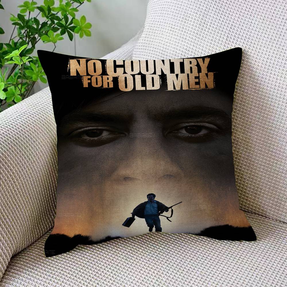No Country For Old Men Decorative Room Aesthetics Pillow Case Home Decor Bedroom Sofa Bed Couch Pillow Cover 45X45