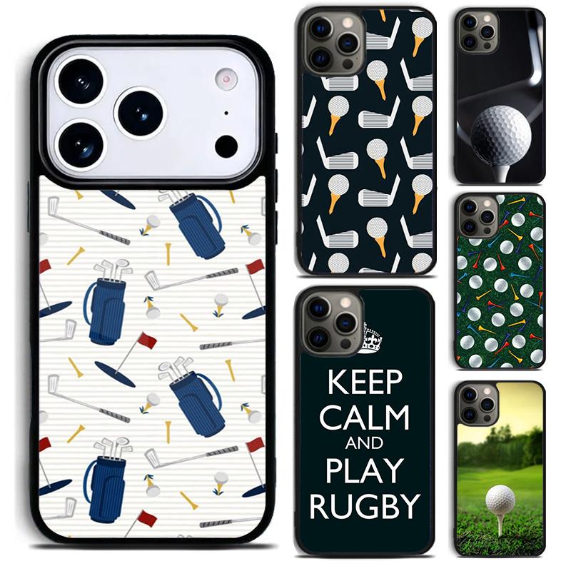 Чехол для телефона со спортивным мячом для гольфа для iPhone 17,16e,15,14,13,12,11,Mini,Pro,MAX мягкий силиконовый чехол