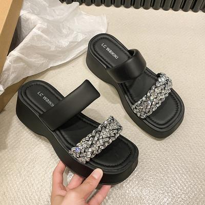 Дизайнерские женские тапочки на плоской подошве Роскошные дизайнерские сандалии Повседневные тапочки Летние женские сандалии Новая обувь для женщин