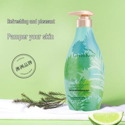 Освежающий гель для душа Green Valley с маслом чайного дерева