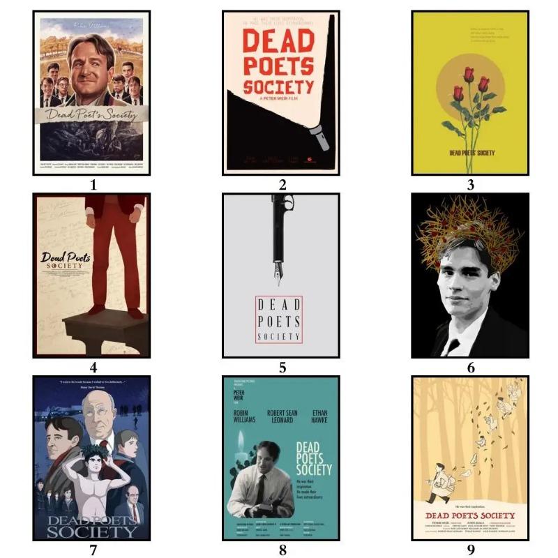 Фильм Общество мёртвых поэтов Холст Картина Художественное произведение Причудливая Стена для Кофейни Бара