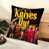 Cushion Cover Silky Short Plush Home Sofa Cushion Cover - Invisible Zipper Home Decoration Knives Out Movie