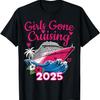 Счастливые девушки в круизе 2025 Женская круизная семейная футболка для отпуска