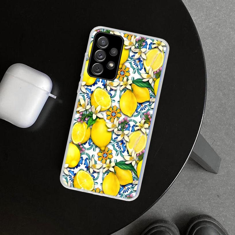 Чехол для телефона Citrus Limon Linnaeus для Samsung Galaxy A12 A22 A32 A52 A72 A02S A51 A50S A31 A20S A10S Note 20 Ultra 10 Plus