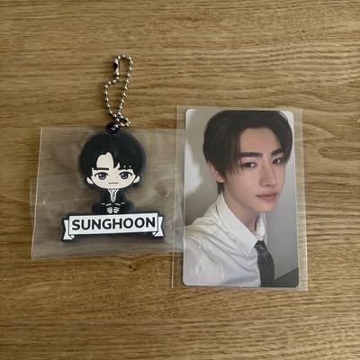 [Б/У] ENHYPEN SUNGHOON FATE+ FC Брелок с торговой карточкой
