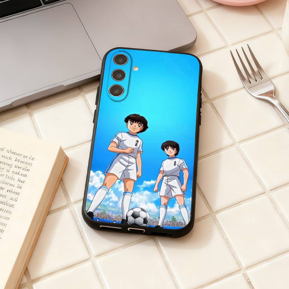 Аниме Крутой C-Капитан Т-Цубаса Чехол для телефона Для Samsung Galaxy A73,A72,A71,A70,A53,A52,A51,Другие Мягкий Черный Корпус