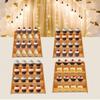Bamboos 4 Layer Dessert Rack With Spacious Shelves For Home Bakery Party Decoration Cake Presentation Stand