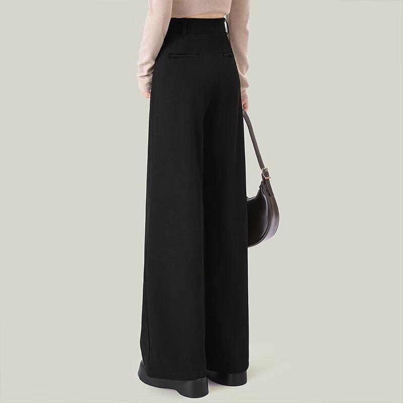 Women's High-Waist Wide-Leg Suit Pants