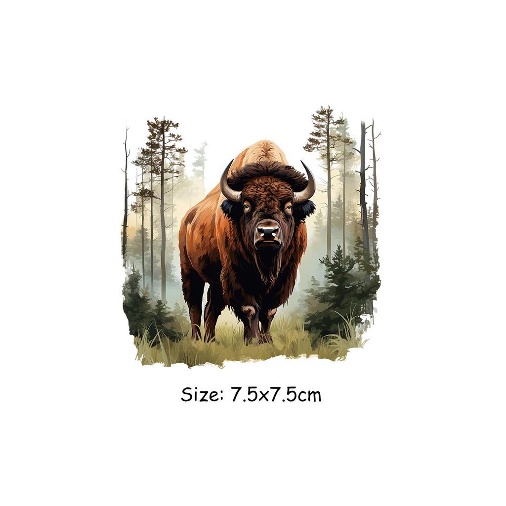 Термальные нашивки с дикими животными, товары для рукоделия, теплопередача, наклейка для одежды, Parches Ropa, толстовки, нашивки для одежды своими руками, наклейки