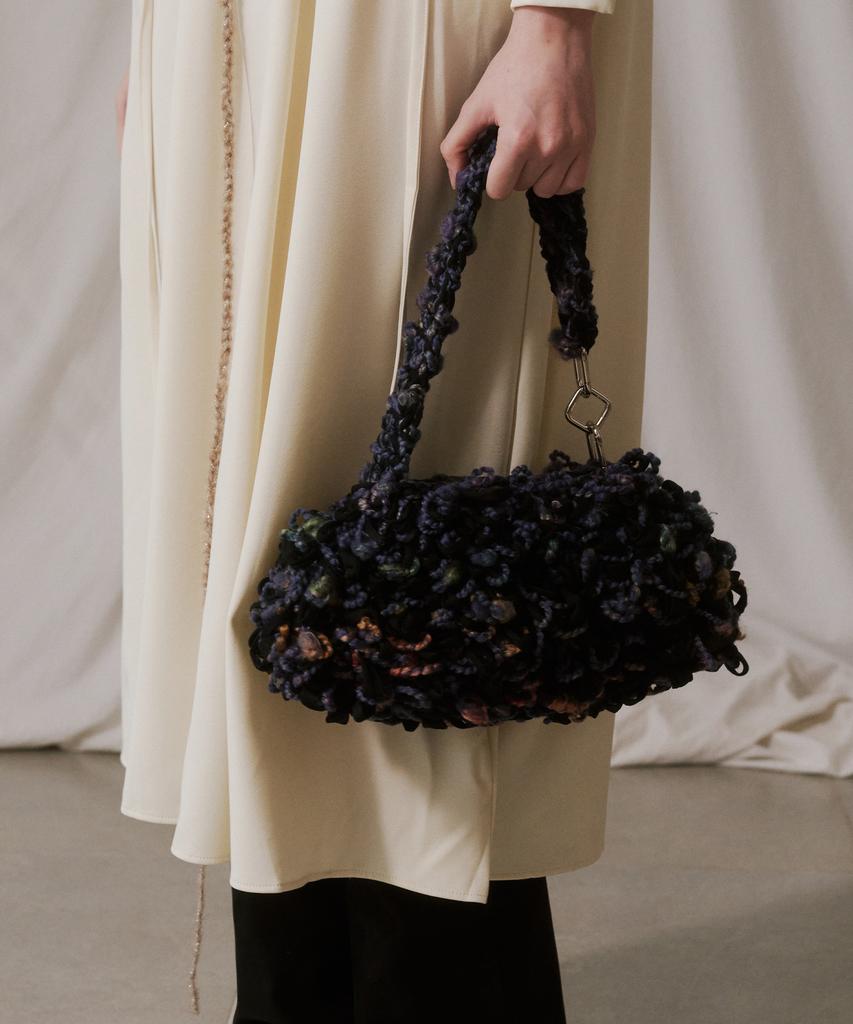 Mystikotita Feather Of Bouquet Bag - Purple