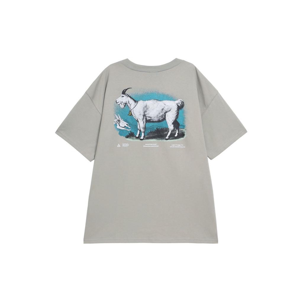 Nike ACG Dri-FIT Футболка с буквенным принтом, быстросохнущая, свободного кроя, с круглым вырезом, Мужские топы, Темно-грязно-серый FV3493053