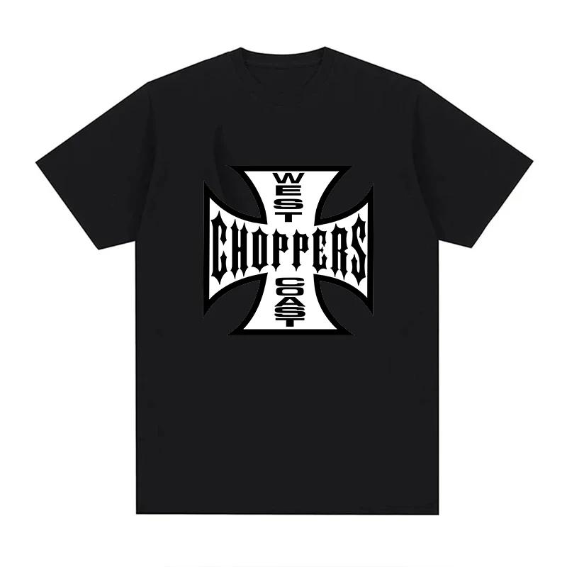 S5XL Summer Fashion T Shirt Men West Coast Choppers 100 Cotton Harajuku TShirt Daily Casual Short Sleeve ONeck Tees