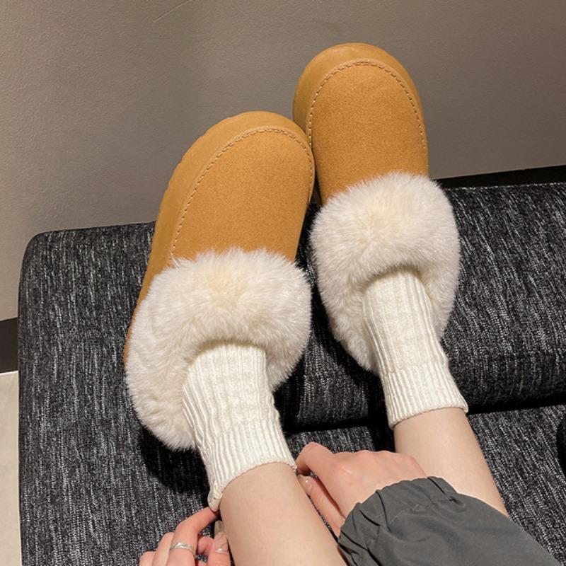 Низкие и плюшевые толстые теплые зимние сапоги, ботинки на одну ногу, зимние короткие сапоги, хлопковая обувь