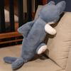 Kawaii Big Eyes Shark Cat Plush Toys Stuffed Cute Cats Doll Lovely Animal Pillow Soft Cartoon Cushion Kids Christmas Gift