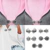 Cardigan Clip Shawl Collar Clasp Dress Shirt Brooch Clip for Girl Women Shawl Vintage Collar Cloak Clasp Fasteners