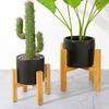 Wood Planter Pot Trays Flower Pot Rack Strong Free Standing Bonsai Holder
