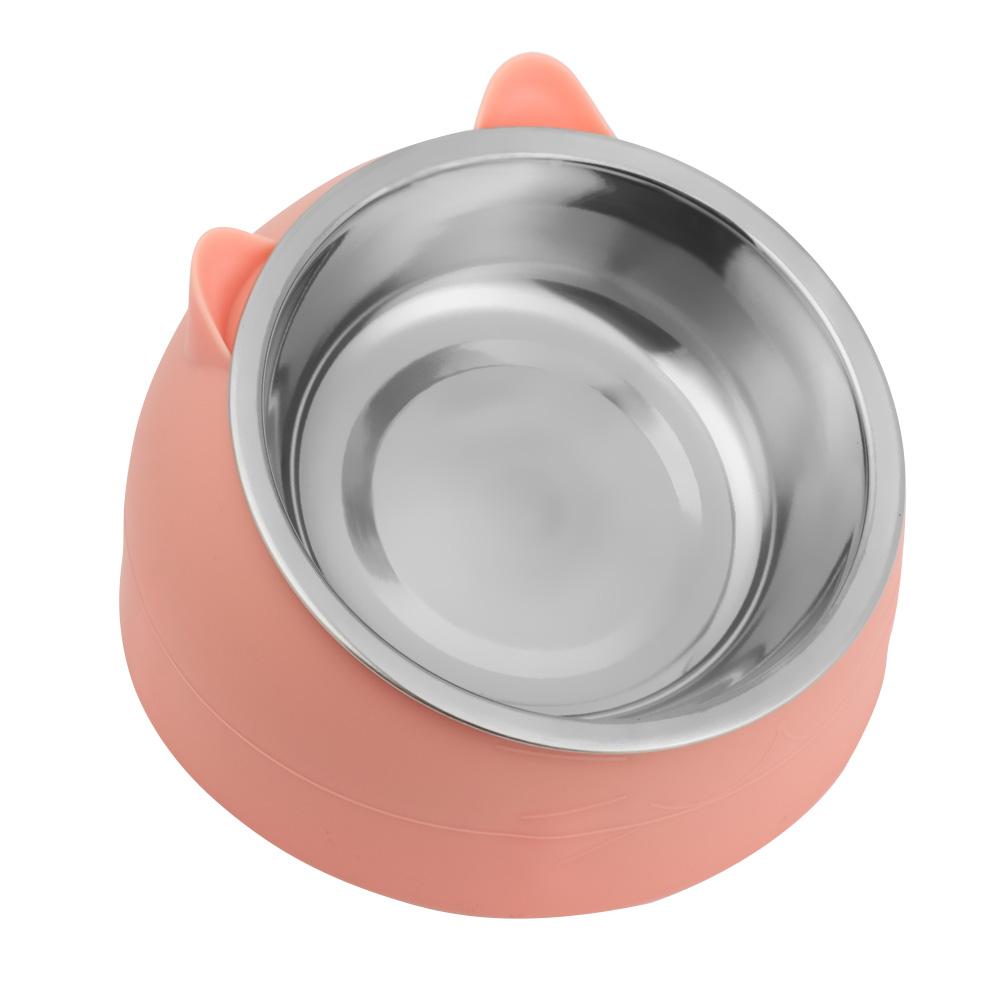 Кормушка для щенков из нержавеющей стали, миска для кормления, защита шейного отдела позвоночника, миска для воды и еды для домашних животных, собак и кошек