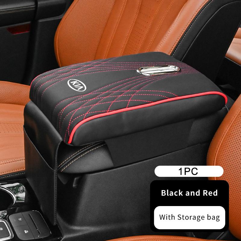 Car Armrest Box Booster Cushion Soft Comfort Memory Foam Pad For KIA Cerato Proceed Venga Stonic Picanto Sorento Stinger MS4