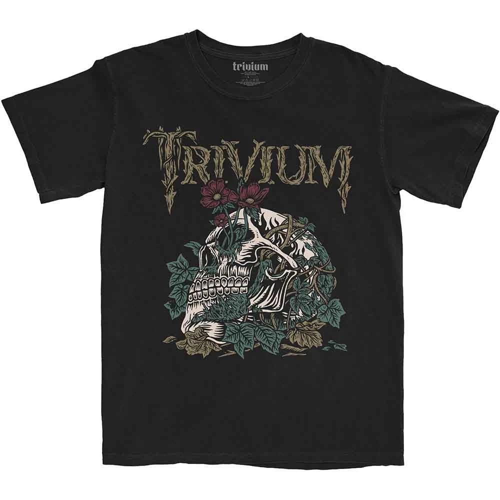 Trivium Skelly Flower TShirt Unisexs