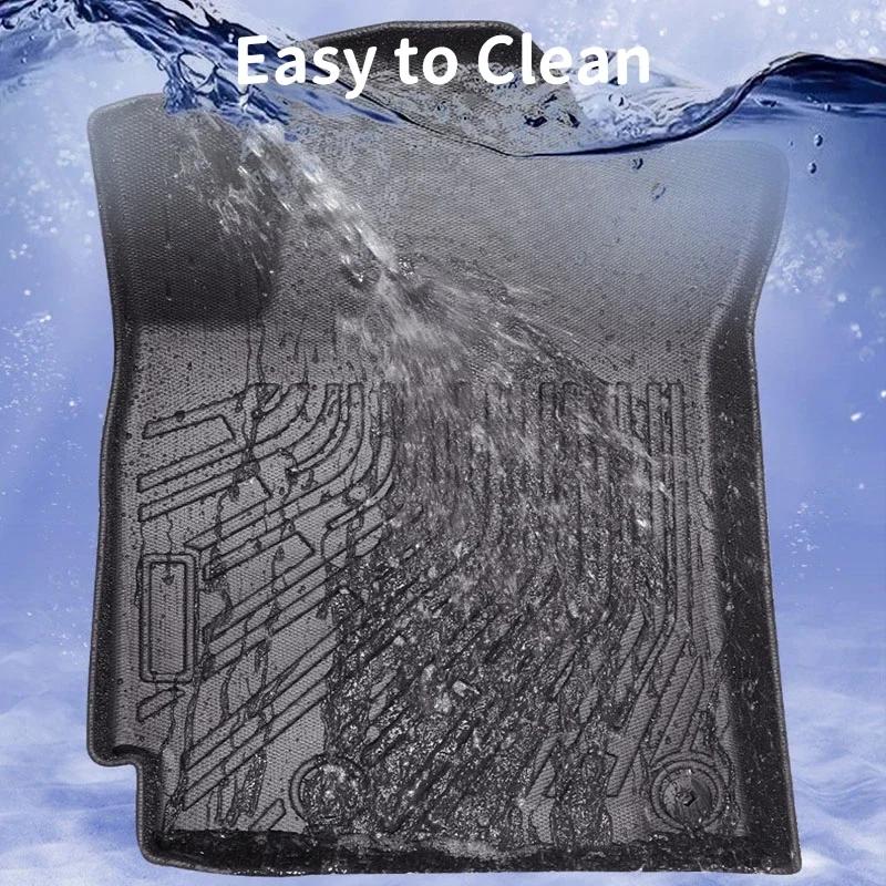 For BYD SHARK 2025 2024 TPE Custom Car Floor Mats Waterproof Carpet Auto Interior Accessories