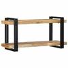 VidaXL Wall Shelf 90x33x45 Cm Solid Raw Mango Wood, Floating Shelf, Wall Display Shelf, CD Shelf, 4017485