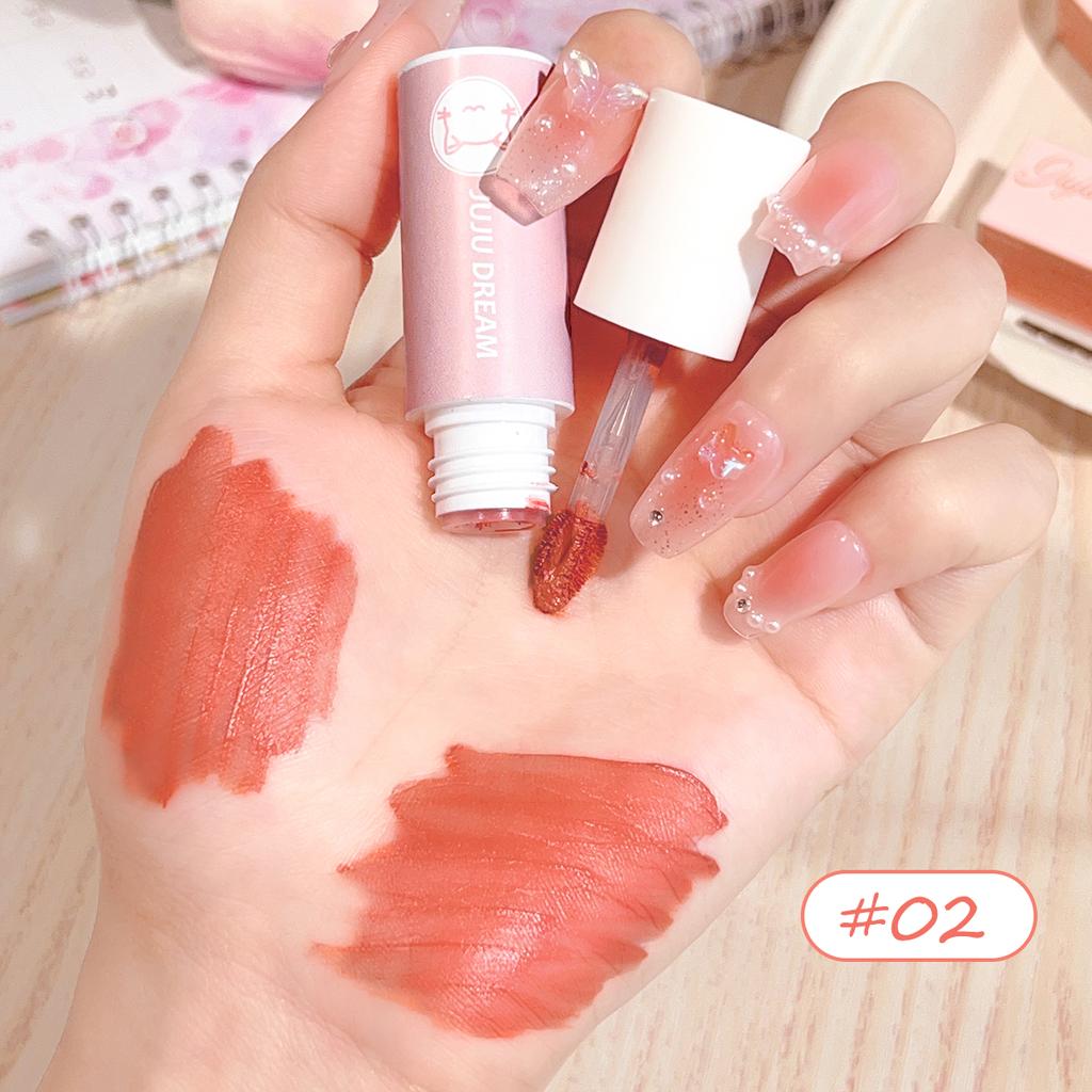 Milk cream lip mud mist matte lip glaze velvet female student party cheap white lipstick