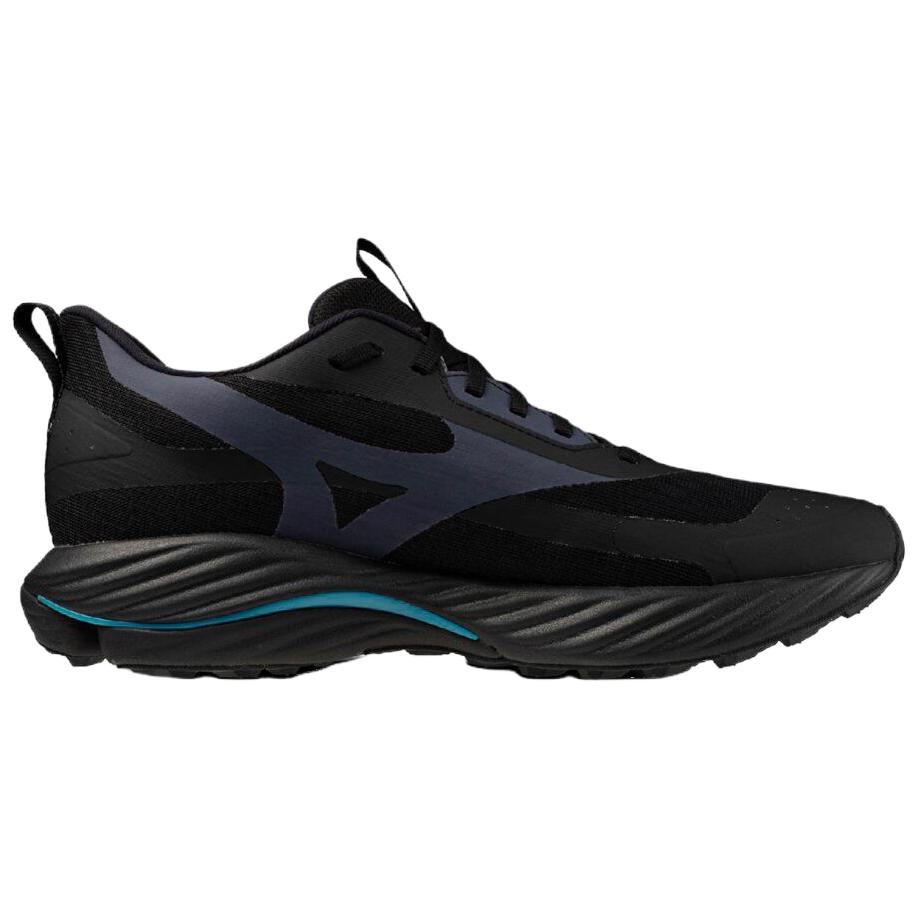 Mizuno Wave Rider Gtx 3 Модные Удобные Водонепроницаемые Дышащие Светоотражающие Кроссовки для Бега Унисекс Кроссовки Черно-синие J1GC257701
