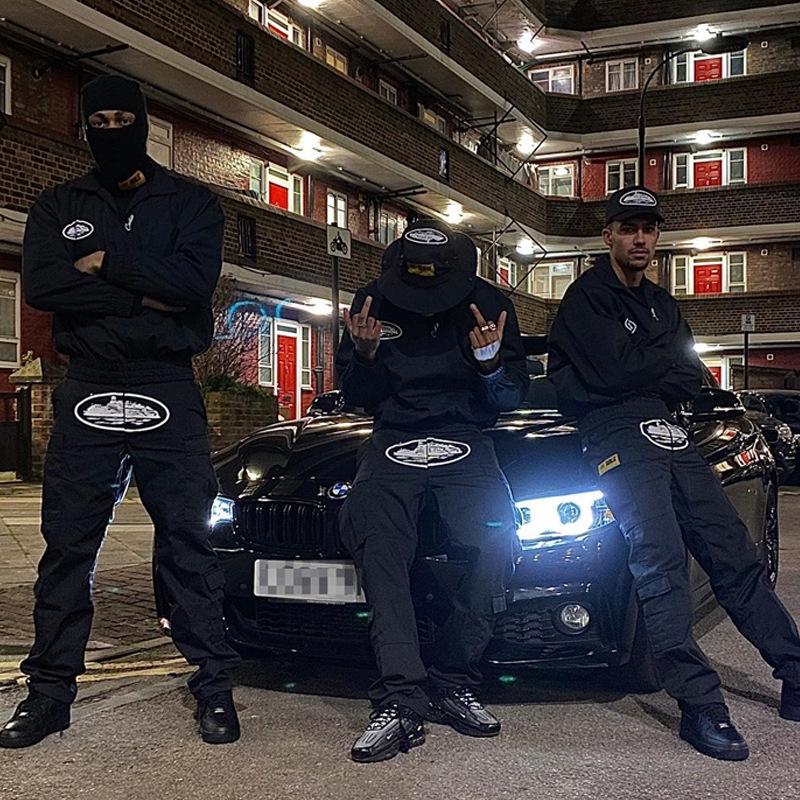 24S Alcatraz Unisex Multi-Pocket Elastic Casual High Street Комбинезон