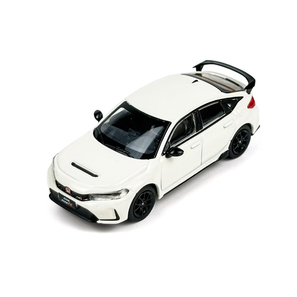 PAUDI MODEL масштаб 2023 Honda Civic FL5 литая модель мини-размер 1/64 TYPE-R автомобиль, белый,