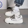 Little White Shoes Women's Ins Tide 2025 Spring New Thick Baseplate Shoes Niche Versatile Trend Student Sports and Leisure Shoes