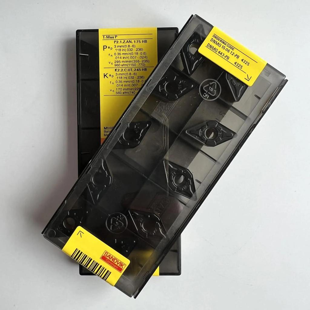 Оригинальная Sandvik / DNMG150612-PR 4325 / Твердосплавная пластина для станка с ЧПУ 10 ШТ.