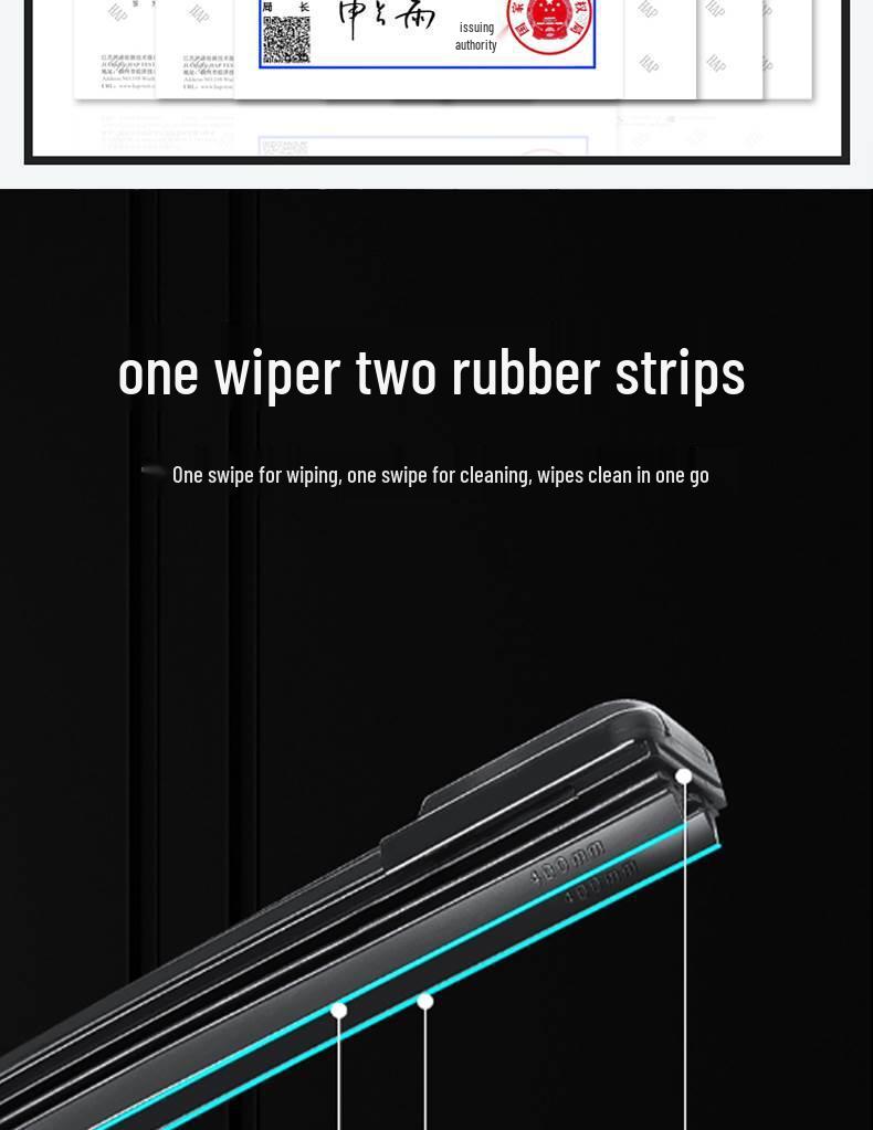 Дворник Wuling Rongguang с двойной резиновой полосой