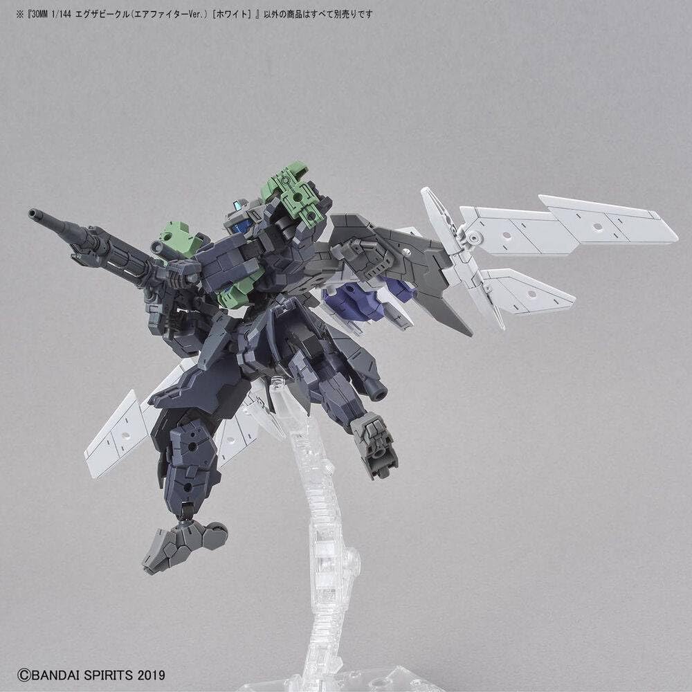BANDAI SPIRITS 30MM Exa Транспортное средство (Воздушный истребитель Вер.) [Белый] Пластиковая модель в масштабе 1/144 с цветовой кодировкой
