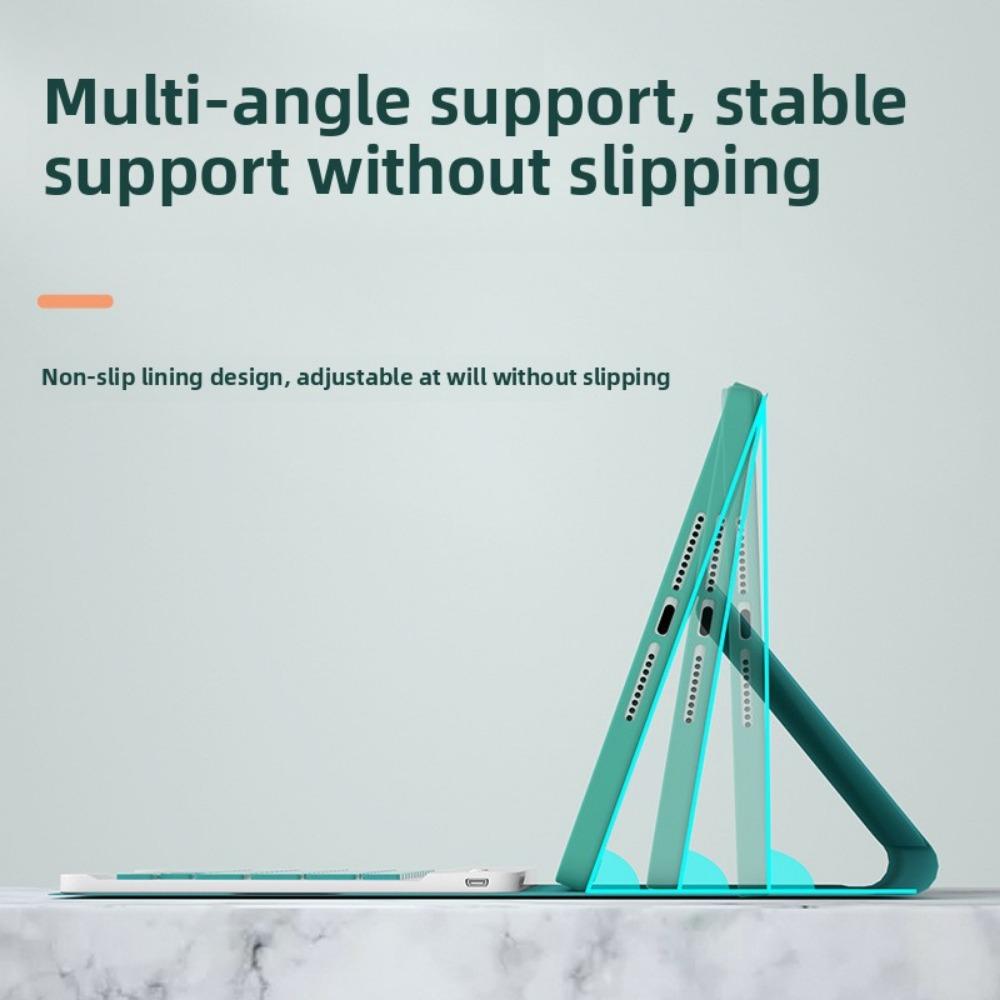 Комплект чехла с Bluetooth-клавиатурой для iPad Pro 11 2021 со слотом для Apple Pencil 10.5 12.9 Защитный чехол