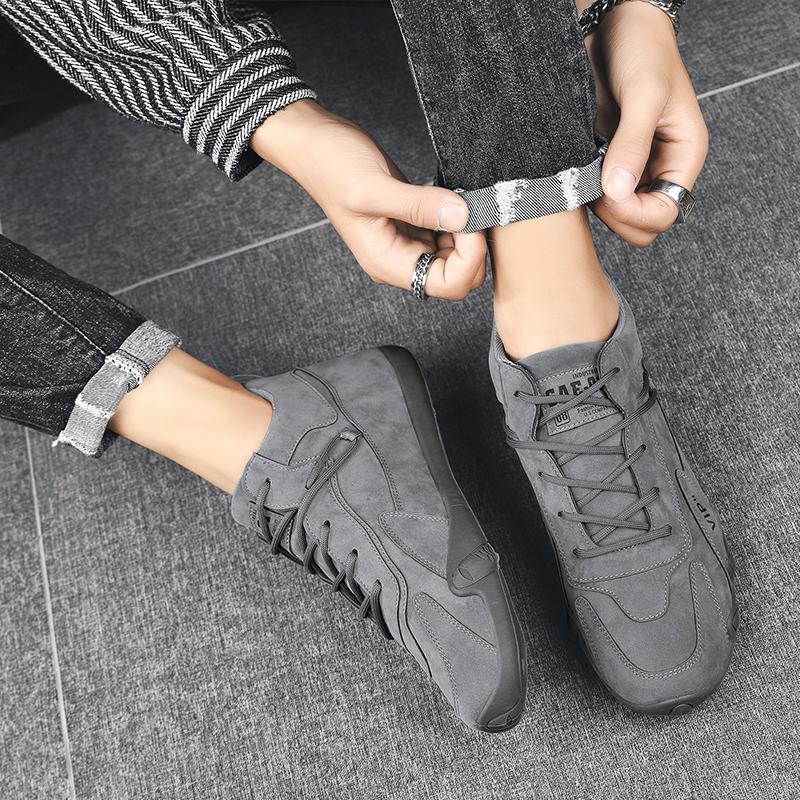 Labor Protection Shoes Men's Construction Site Work Shoes Wear Resistant High Top Shoes Casual Driving Car Boots